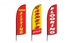 Carpet Flooring Feather Flags
